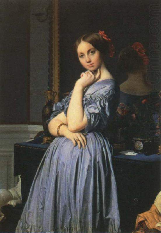 Jean-Auguste Dominique Ingres comtesse d haussonville china oil painting image